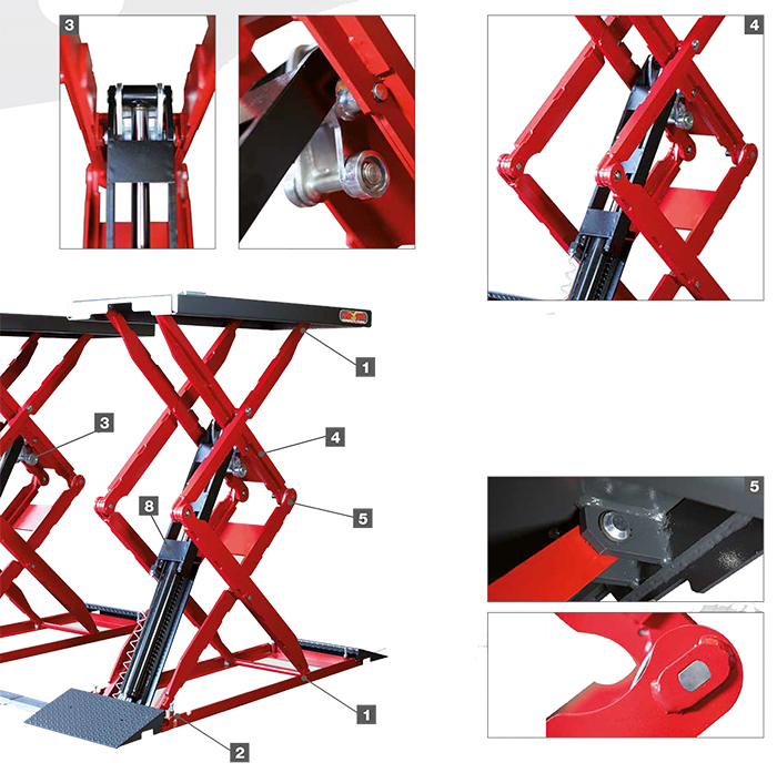 Mondolfo Ferro TITAN X3000 Lifting equipment Underbody