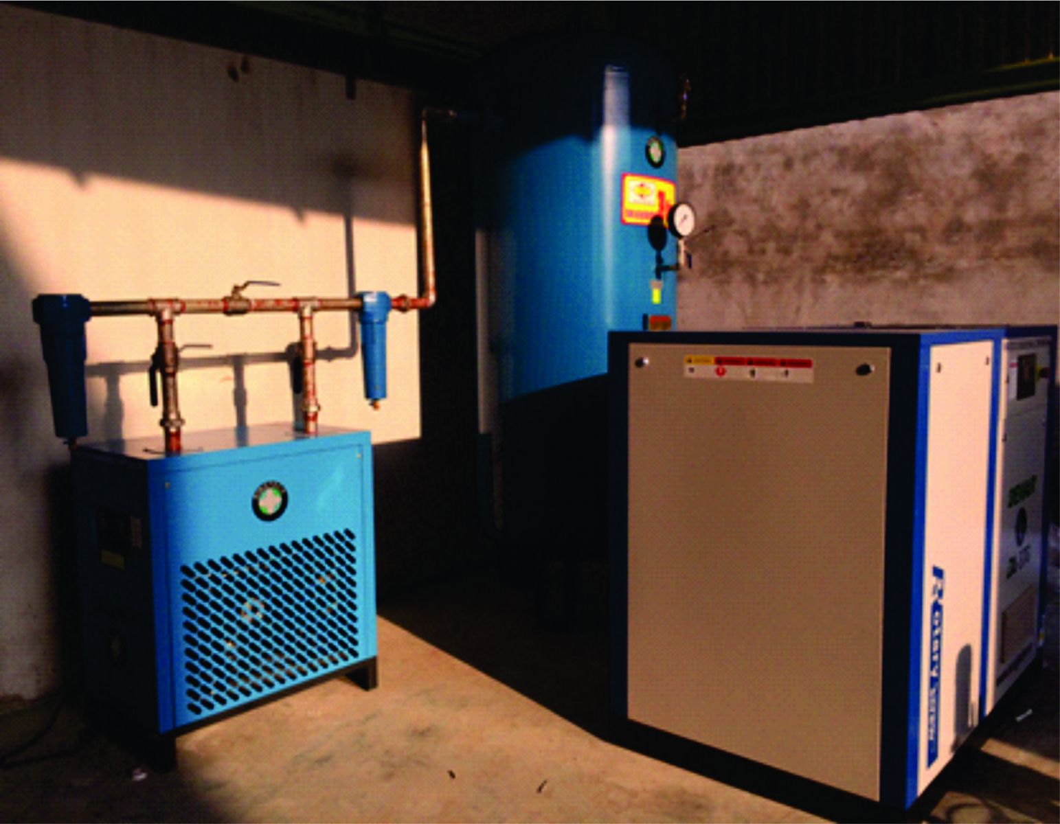 Lắp đặt máy nén khí Denair tại công ty máy biến thế hà nội