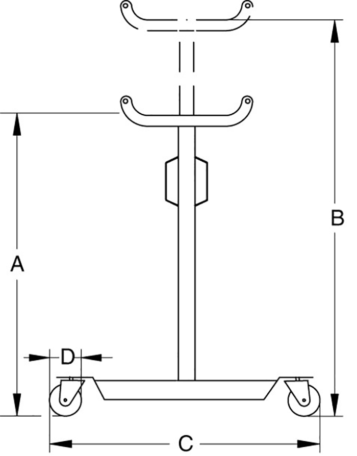 Giá nâng hạ hộp số WTC-TJ525