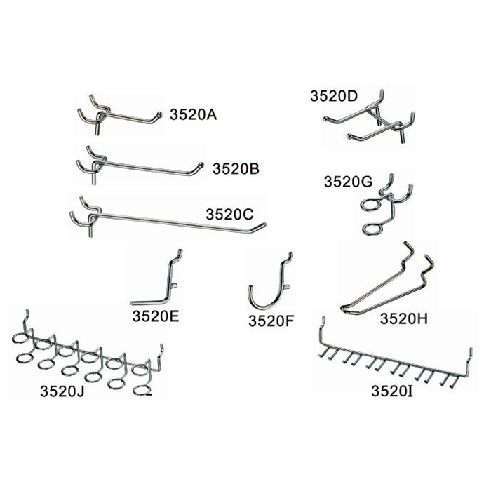 Móc Treo Cho Bảng Treo Dụng Cụ JTC-3520A-3520B-3520C-3520D-3520E-3520F-3520G-3520H-3520I-3520J