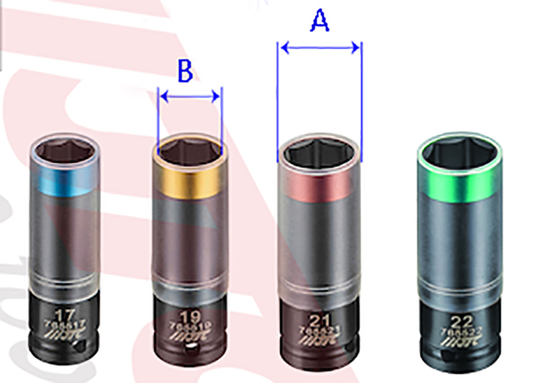 JTC-765517-765519-765521-765522 Đầu khẩu lục giác tháo bánh xe