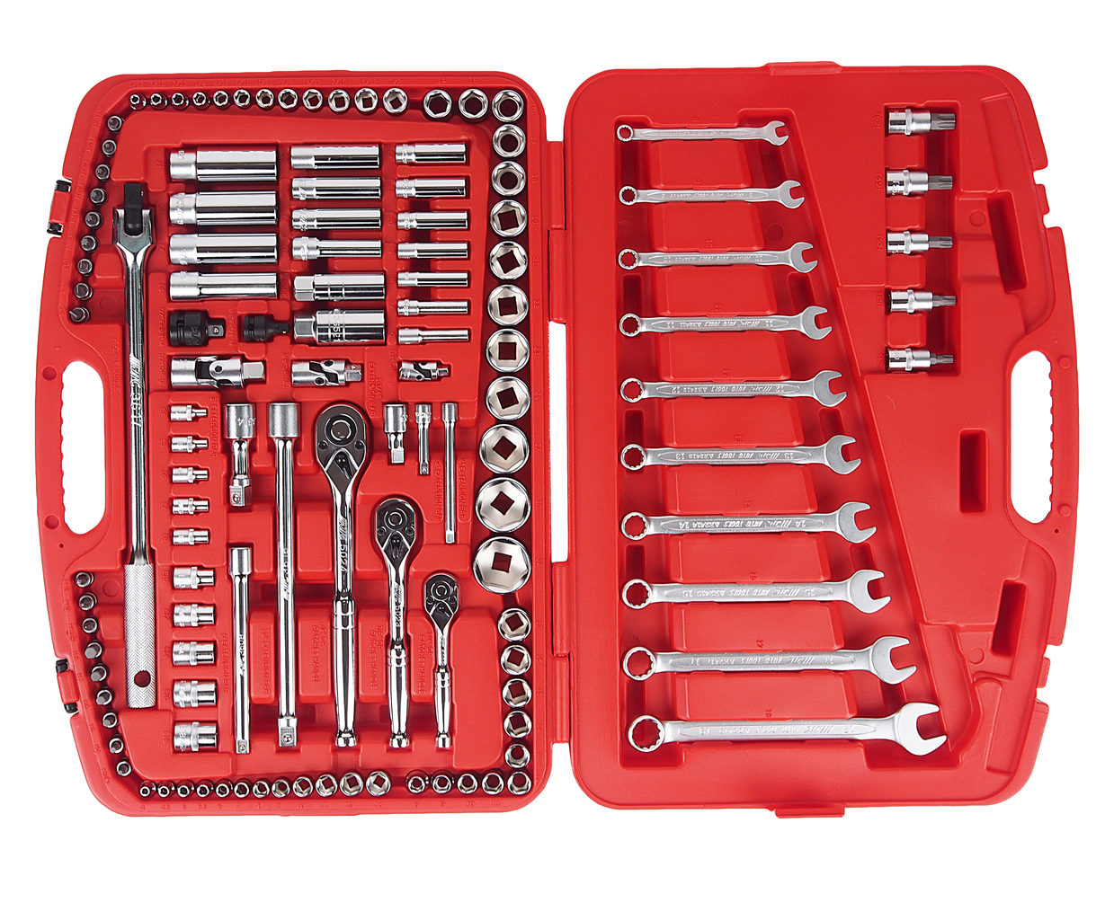 JTC-H123C Bộ dụng cụ đa năng Tuýp, Cờ Lê, Lục giác 123 Chi Tiết