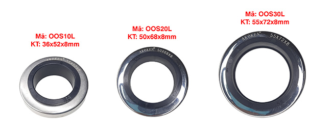 Gioăng phớt OOS30L(55x72x8) cho trục máy nén khí Zelus ZEL-30A