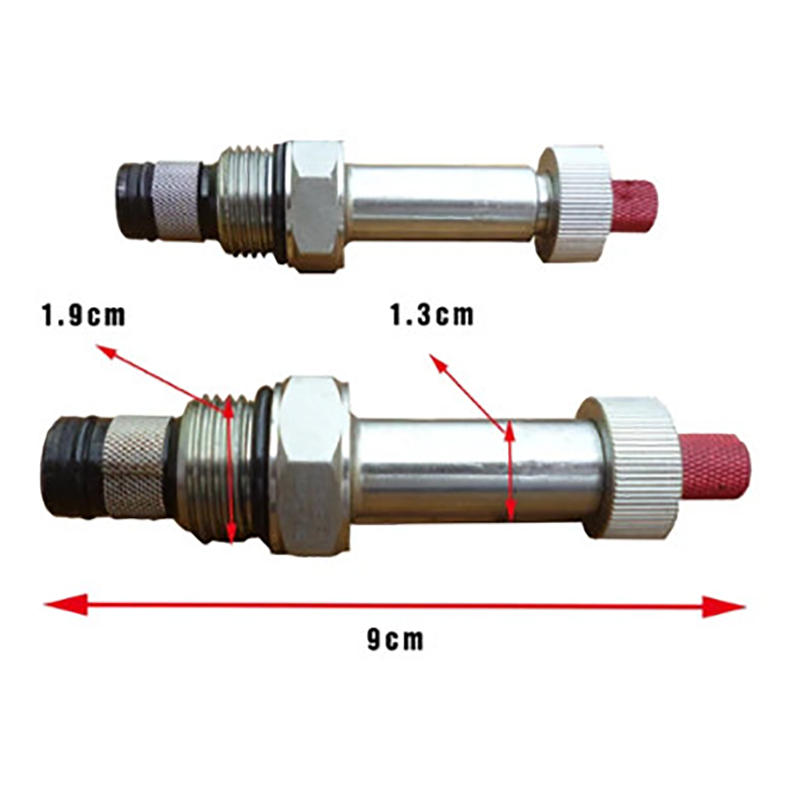 Van xả câu nâng 2 trụ dài 9cm