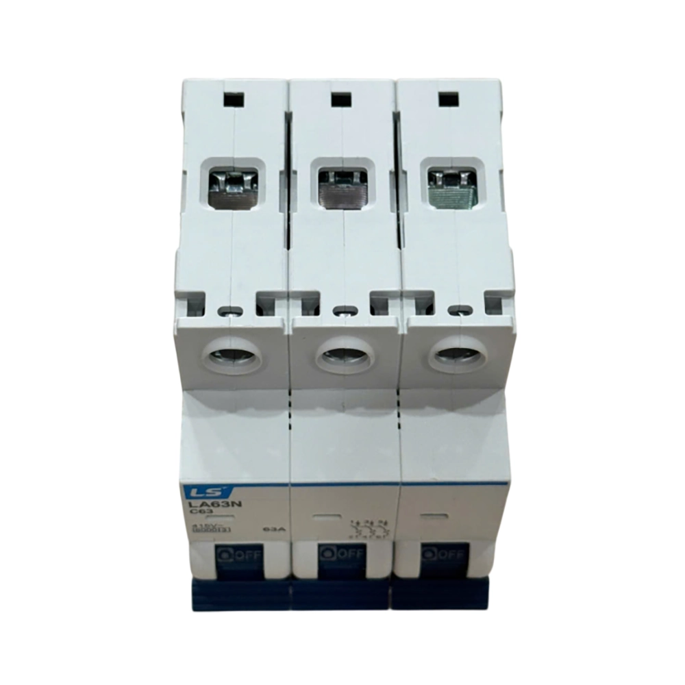 Áp tô mát (Cầu dao điện tự động) LS LA63N 3P C63A, aptomat LS MCB 3 pha 63A,LA63N 3P C63A LS MCB 3 Phase