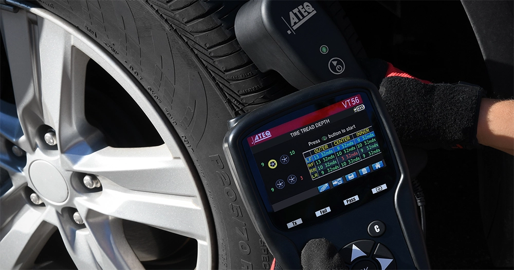 , ATEQ TPMS VT56 Thiết bị chẩn đoán đa năng kèm mô-đun OBDII, Universal TPMS Diagnostic Tool with OBDII Module 