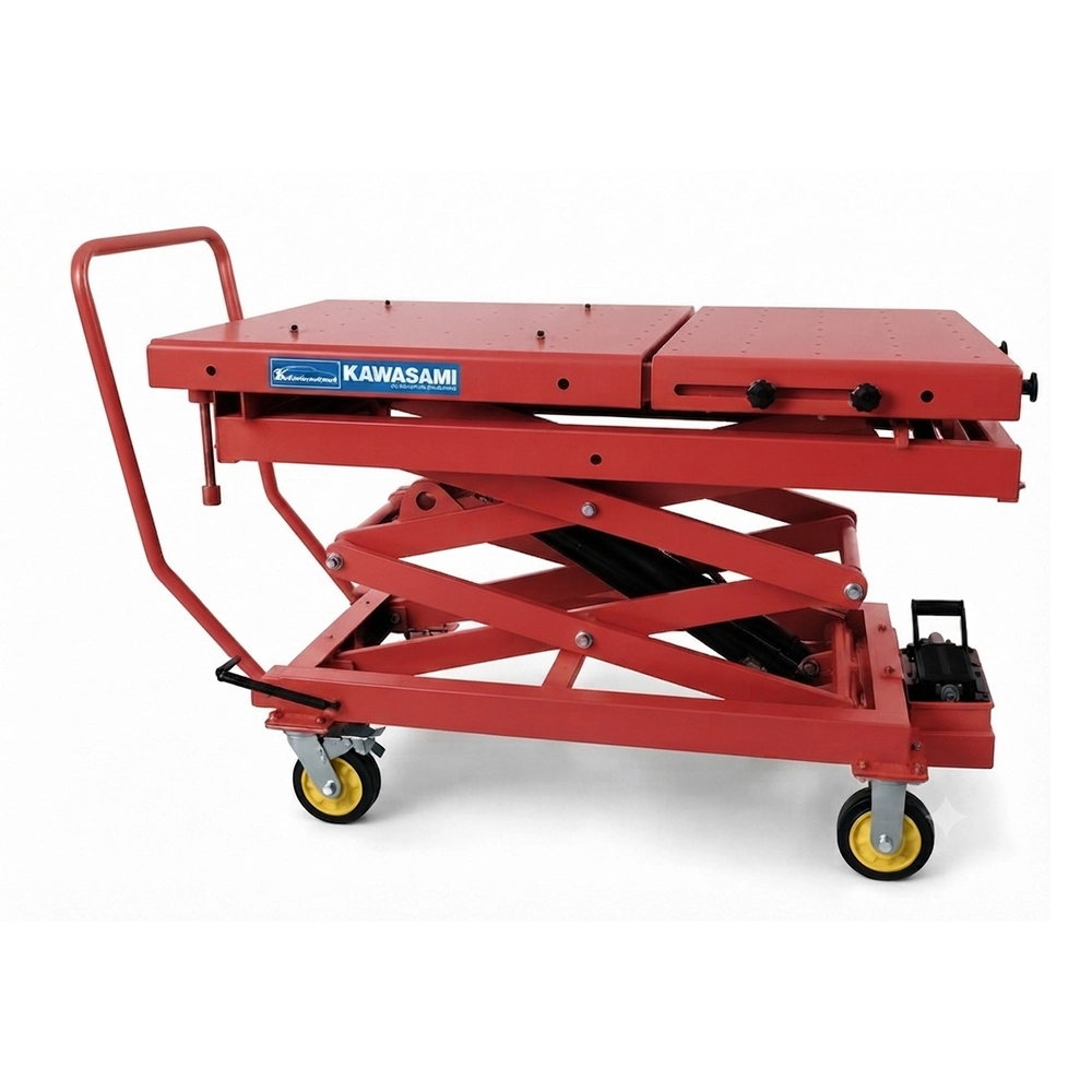 Bàn nâng Pin xe điện 1200kg Kawasami KW-1200D, EV Battery Lift Table