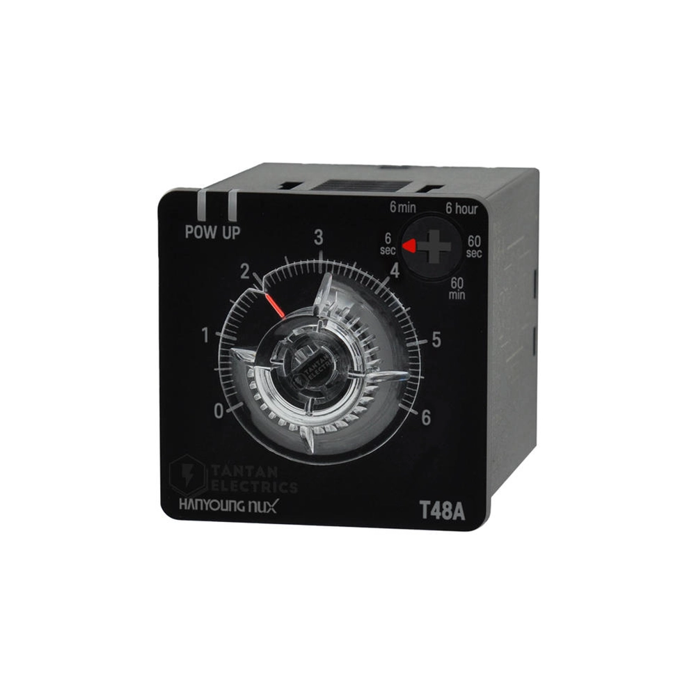 T48A-6B-A bộ định thời analog, rơ le thời gian, T48A-6B-A analog timer, industrial time relay