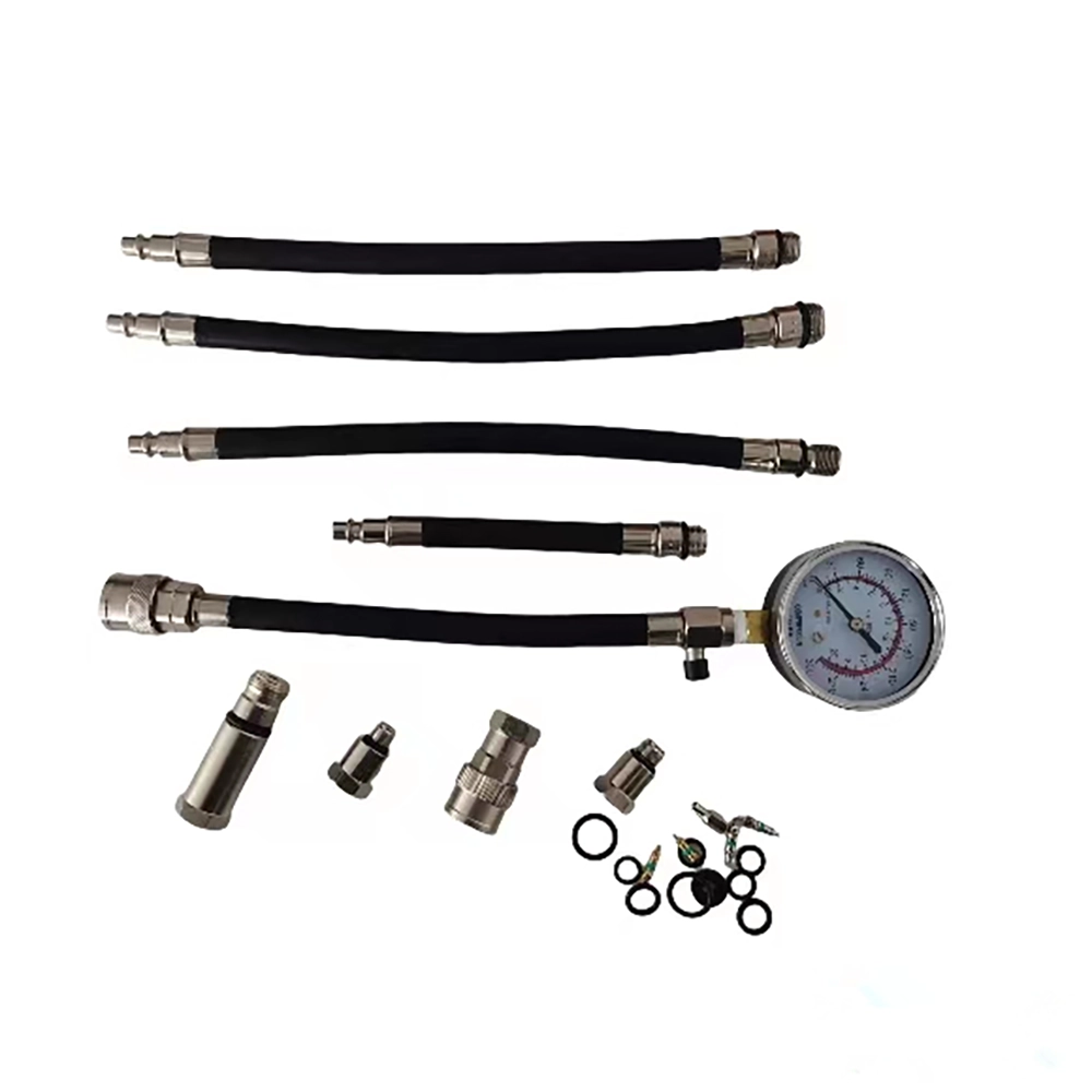 Bộ dụng cụ kiểm tra áp suất đông cơ xăng, đo áp suất nén, kiểm tra động cơ xăng, Ceres CR-CTK100 Engine Compression Tester Kit