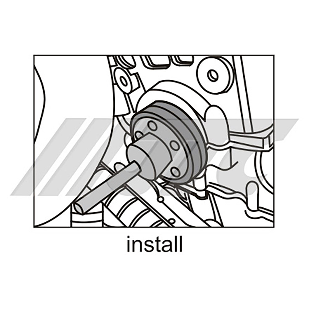  JTC-6703 Front Crankshaft Oil Seal Remover Installer kit for BMW N20