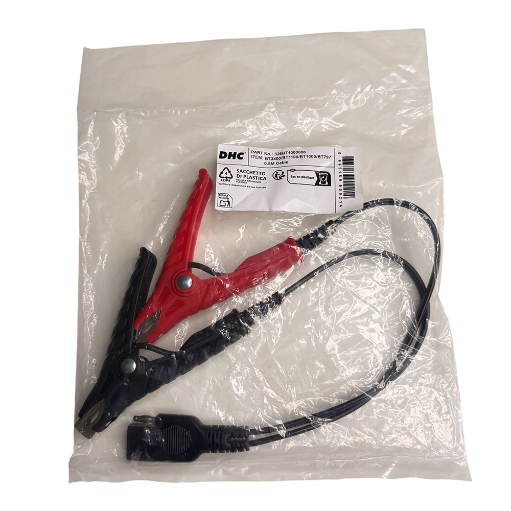 Cáp kẹp bình ắc quy DHC 326BT1000006 dài 50cm, cáp kẹp bình ắc quy DHC chính hãng,326BT1000006 Battery Clamp Cable For DHC