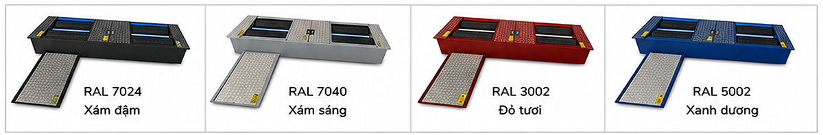 Thiết bị kiểm tra xe bằng con lăn 3 trong 1 Cartesy CTGT-3-3 