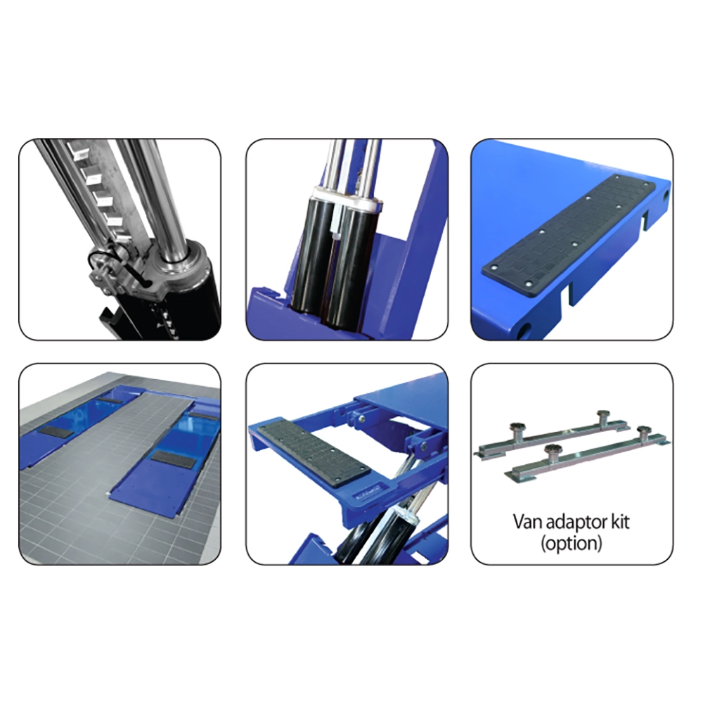 Heshbon HL-32X Inground Wheelfree 3.3 Ton Scissor Lift