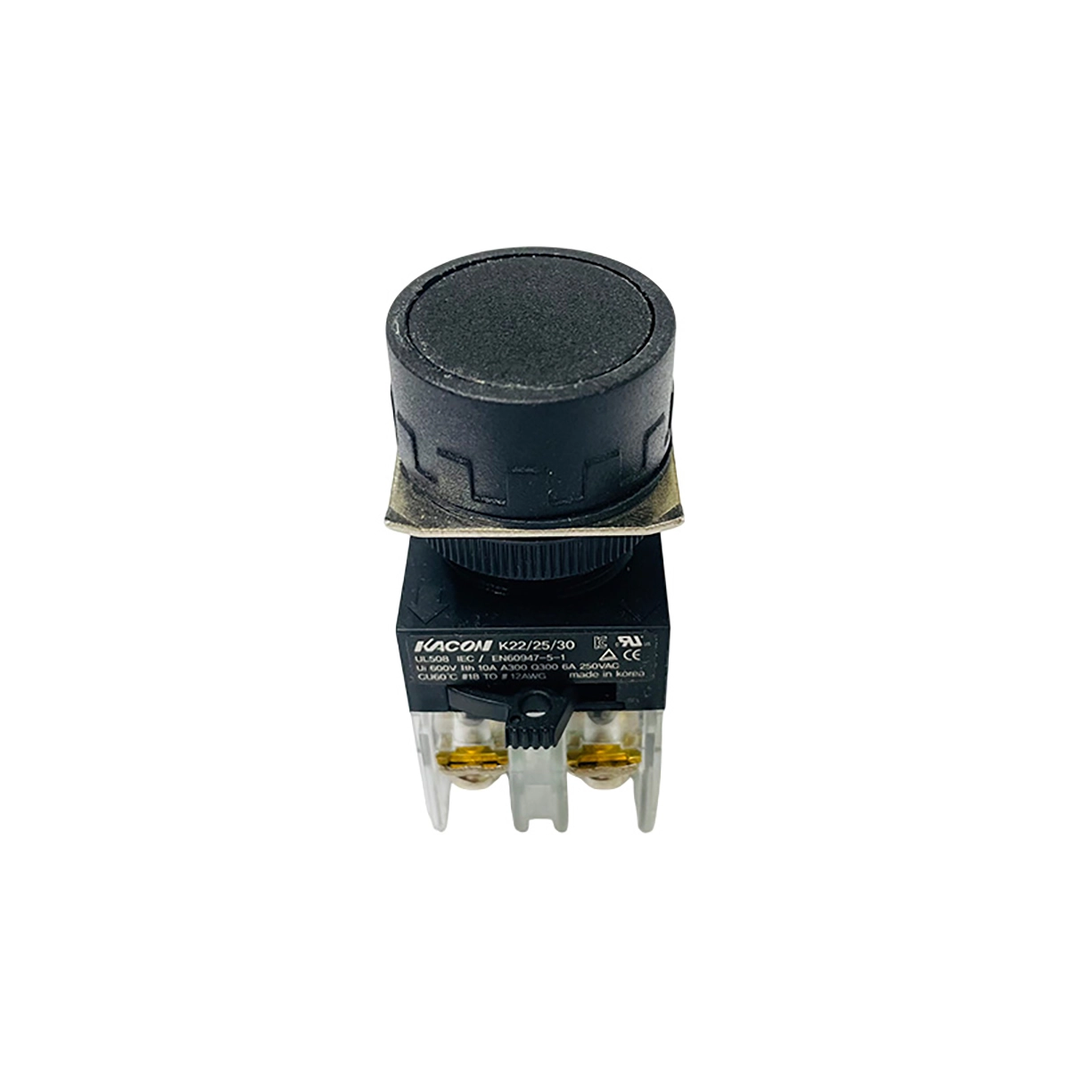 Công tắc nút nhấn màu đen KP5BRRFBK10S-Phụ Kiện Heshbon HL-35F