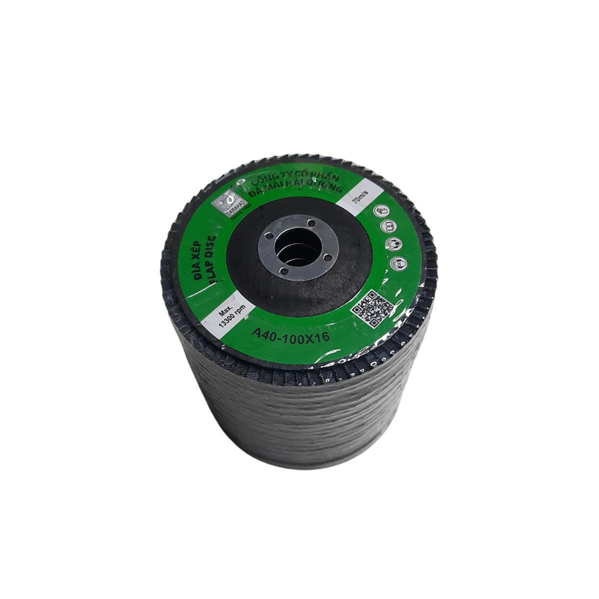 HDA40-100x16mm Hai Duong Flap Disc A40 100mm