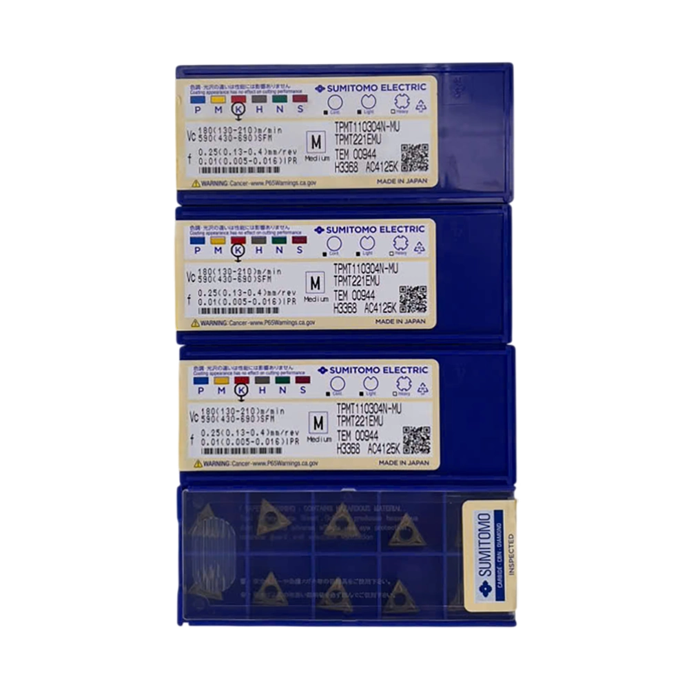 Turning Insert TPMT110304N-MU AC4125K Sumitomo Electric