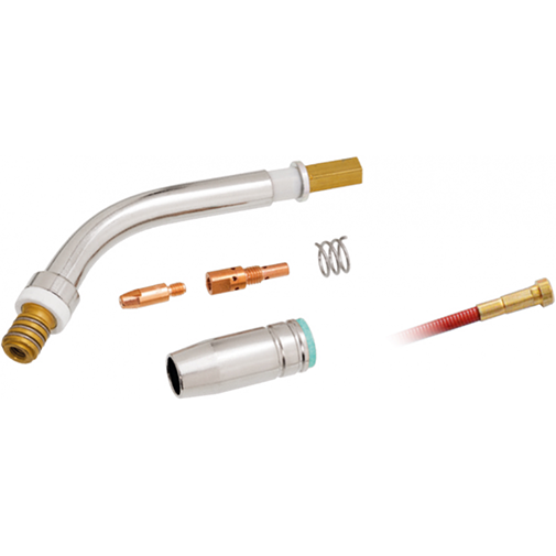 DECA-010236 mỏ hàn MIG 3m, đầu hàn MIG 230A,  phụ kiện hàn MIG,  dụng cụ hàn MIG, mỏ hàn Deca, MIG torch, MIG welding gun, Euro torch,  welding accessory