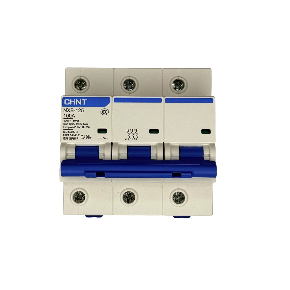 chint-nxb-125-3p-c100-automatic-circuit-breaker