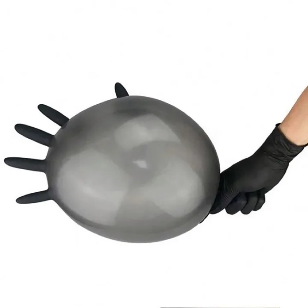 Jetcloud-L găng tay đen không bột vinyl nitrile size L, black vinyl nitrile powder free gloves size L