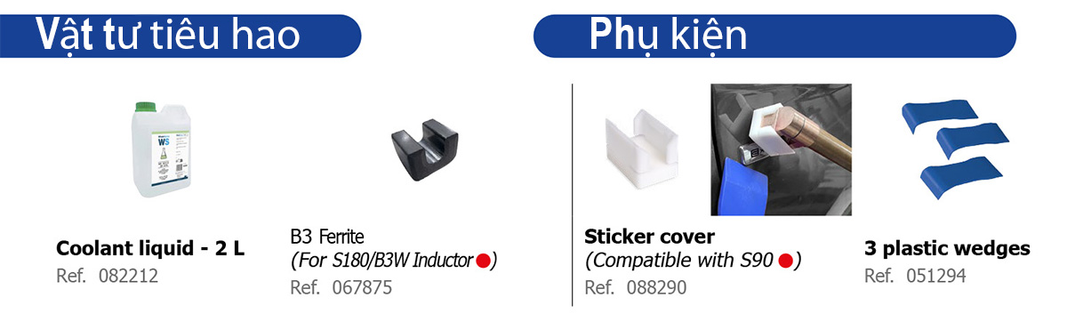 Vật tiêu hao và phụ kiện của Máy gia nhiệt cục bộ Ref 091313