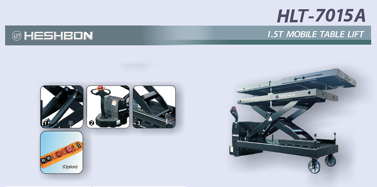 Xe nâng di động 1.5 tấn Heshbon HLT-7015A