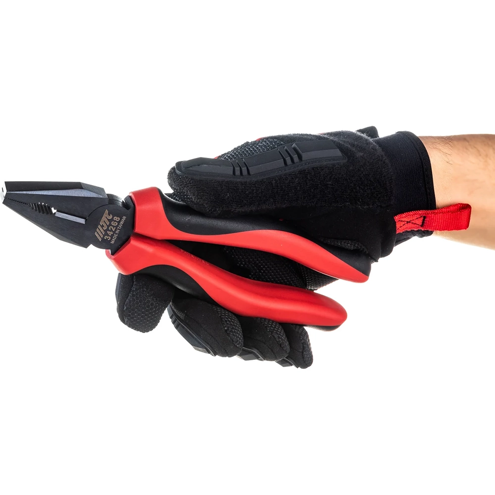 JTC-34268 Kìm điện 8 inch, kìm điện bền chắc tay cầm chống trượt, Twin-Color Combination Pliers 8