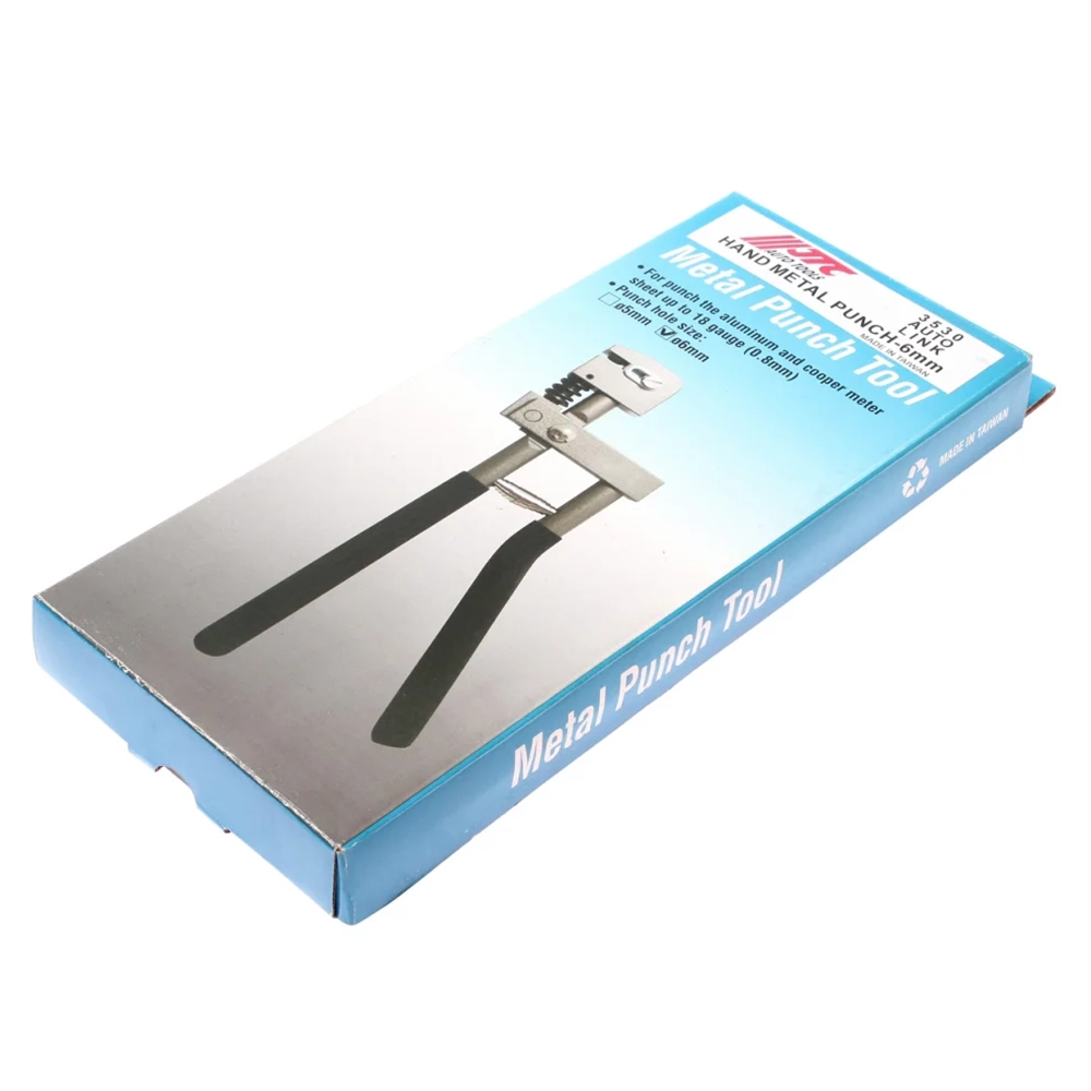 JTC-3530 kìm đột kim loại, kìm đột lỗ sắt 6mm, manual metal punch plier, 6mm metal hole punch