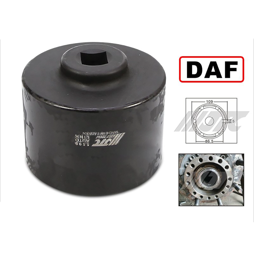 JTC-5599 Rear Wheel Nut Socket-for DAF LF45