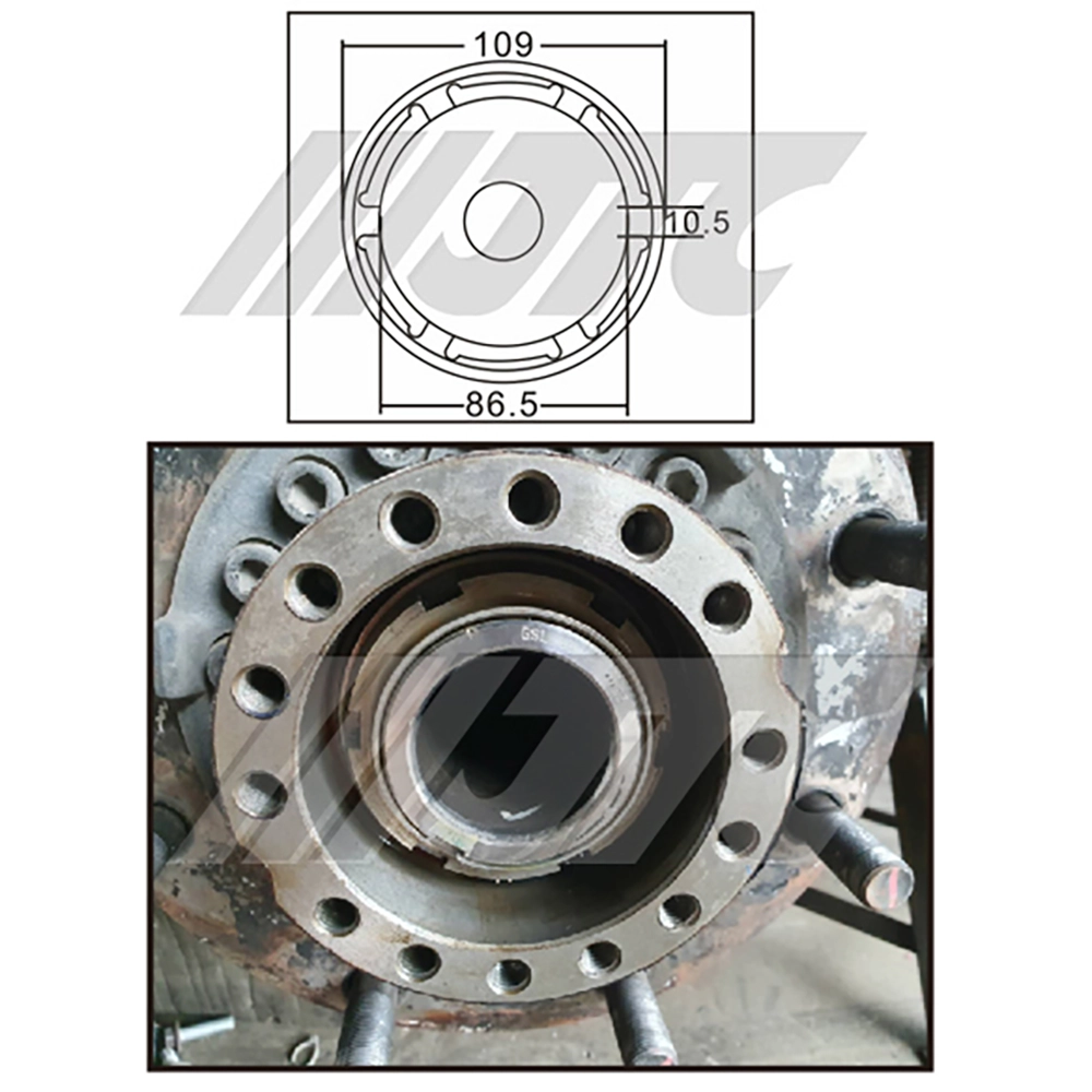 JTC-5599 Đầu khẩu tháo lắp bánh xe sau DAF LF45, Rear Wheel Nut Socket-for DAF LF45