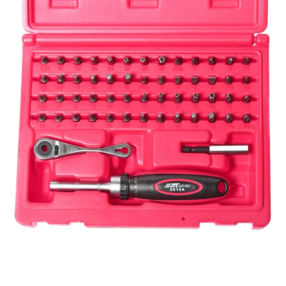 JTC-5610 55PCS Mini Ratchet Bits Set