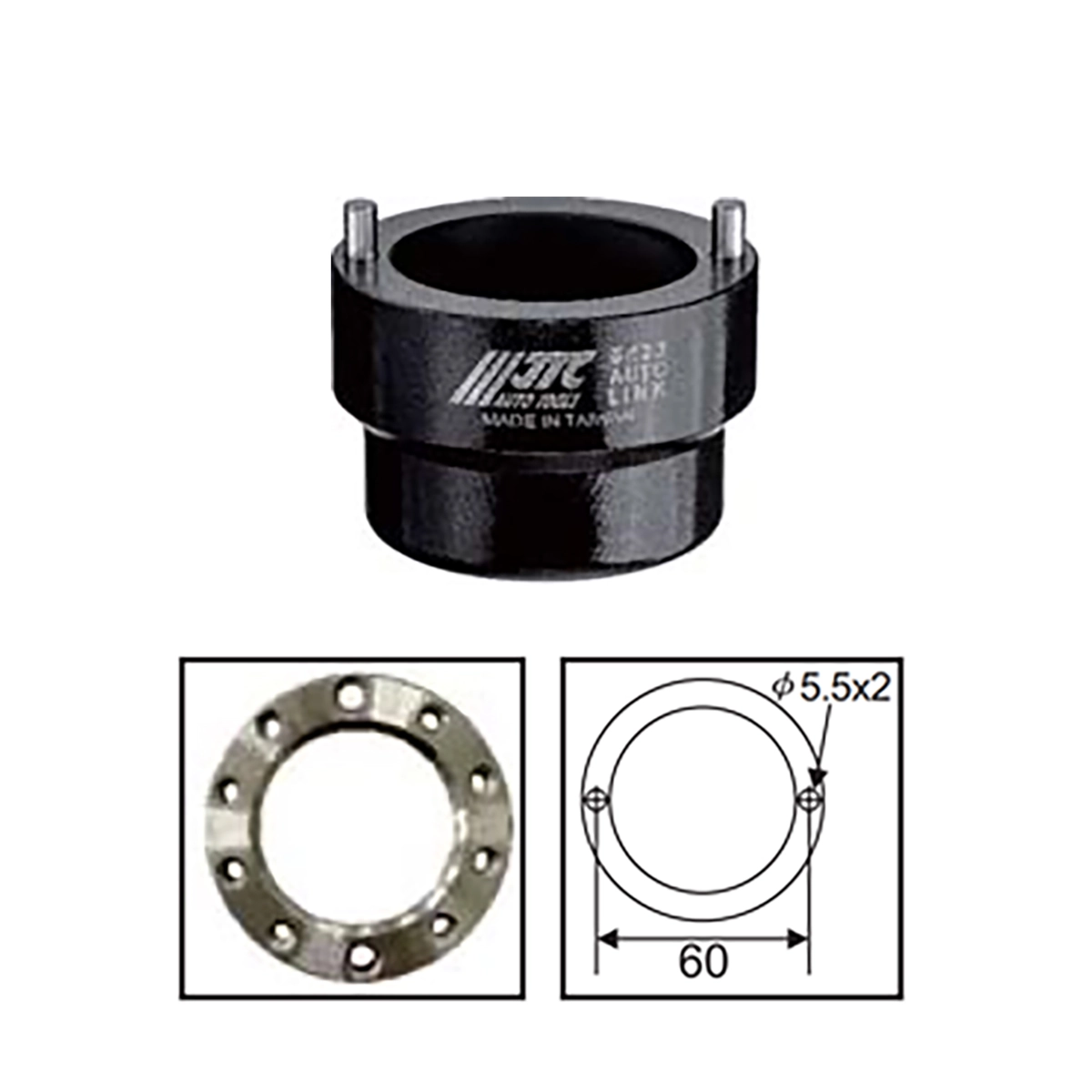 JTC-6423 Đầu khẩu đặc biệt vặn ốc bánh xe Hyundai Porter cỡ 1/2