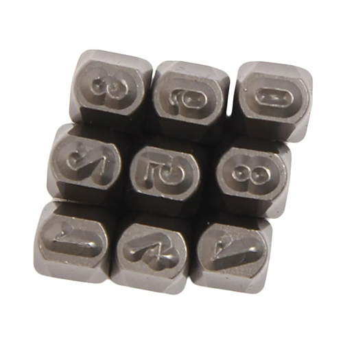 JTC-7240 Bộ khuôn đóng số thép Cỡ 3mm JTC-7240 Bộ khuôn đóng số thép Cỡ 3mm