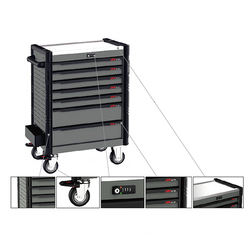 JTC-7349 Tủ dụng cụ 7 ngăn cao cấp -mặt thép không gỉ JTC-7349 Tủ dụng cụ 7 ngăn cao cấp -mặt thép không gỉ