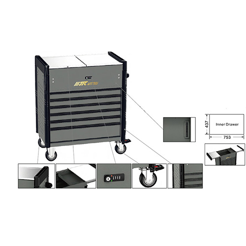 JTC-7361 Tủ dụng cụ 6 ngăn trượt đôi cỡ lớn JTC-7361 Tủ dụng cụ 6 ngăn trượt đôi cỡ lớn