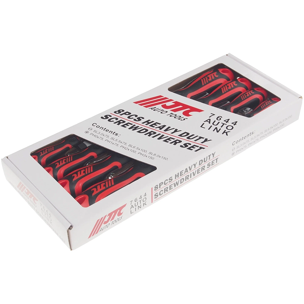 JTC-7644 Bộ tô vít 8 chi tiết, bộ tô vít 8 chi tiết sửa chữa ô tô,Heavy Duty Screwdriver Set