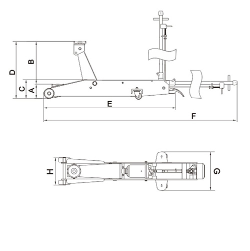 JTC-SJ1015 Kích cá sấu 10 tấn loại dài JTC-SJ1015 Kích cá sấu 10 tấn loại dài