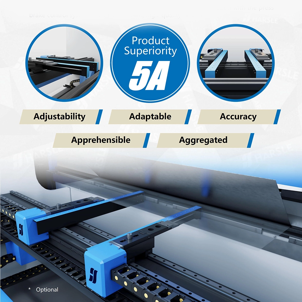 Máy chấn tôn thủy lực CNC Harsle EcoBend 40060 lực chấn 200 tấn chiều dài 6m trang bị điều khiển ET-18 và hệ thống CNC Crowning chính xác cao.