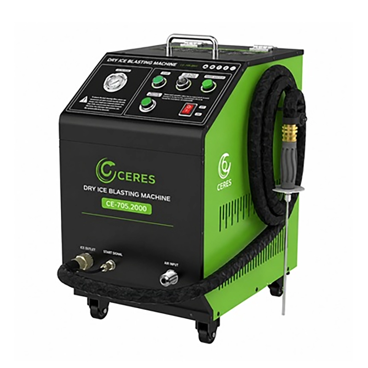 Máy phun bắn đá khô CO2 vệ sinh động cơ bằng đá khô CERES CER-705.2000