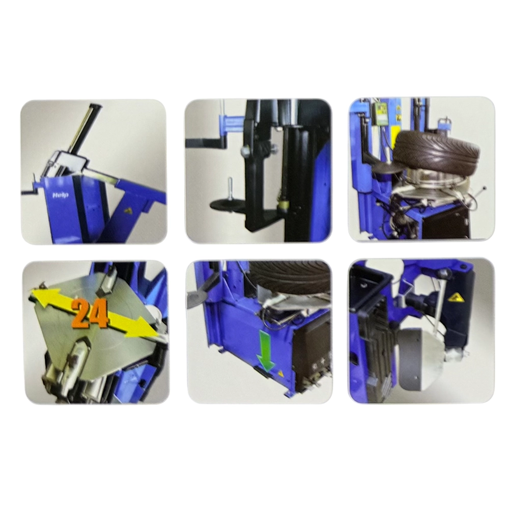Tire changer with tilting post & helper Heshbon HT-620
