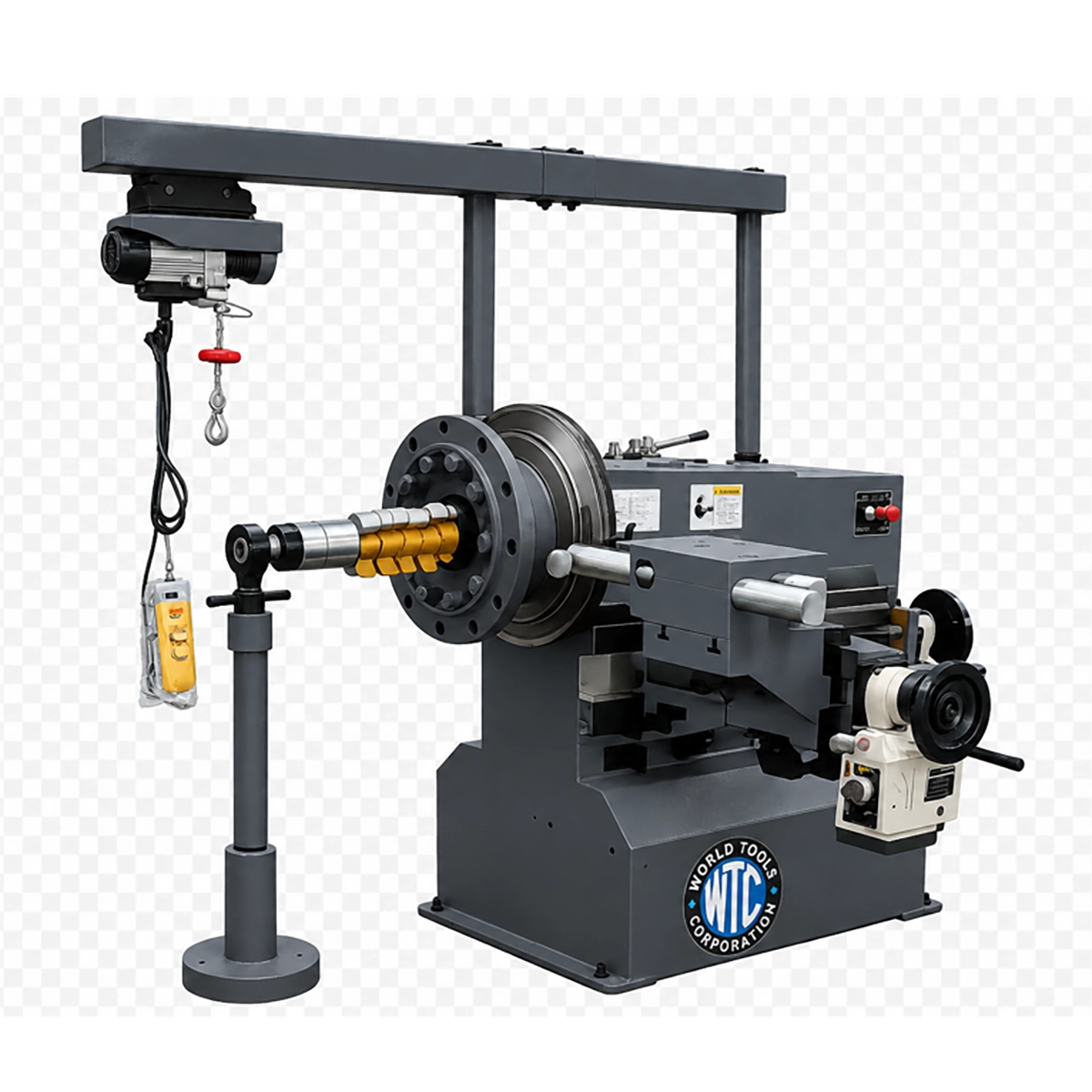 Máy tiện láng đĩa phanh và tang trống phanh xe tải Bus WTC BL-550.700