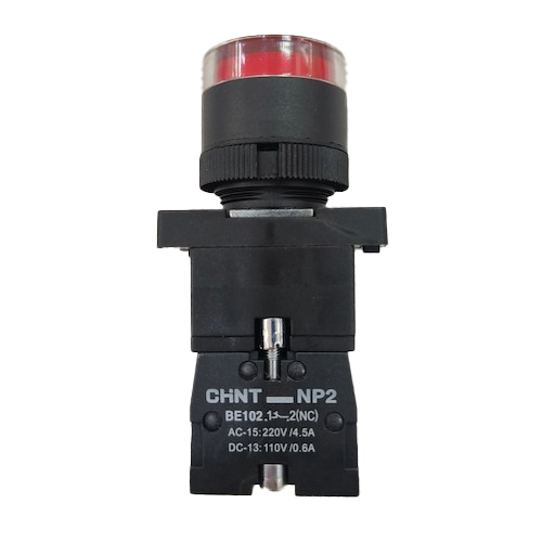 NP2-EW3462 nút nhấn có đèn LED, NP2-EW3462 nút nhấn nhả LED, NP2-EW3462 nút bấm LED đỏ, NP2-EW3462 nút điều khiển LED, NP2-EW3462 công tắc LED, CHINT NP2-EW3462 Red Light Push Button