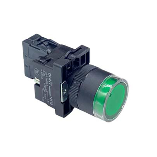 Chint NP2-EW3361 Green Light Push Button