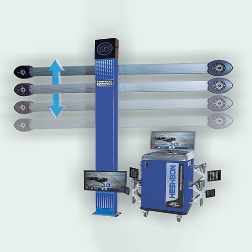 Thiết bị kiểm tra góc lái bánh xe 3D Heshbon HA-8000A