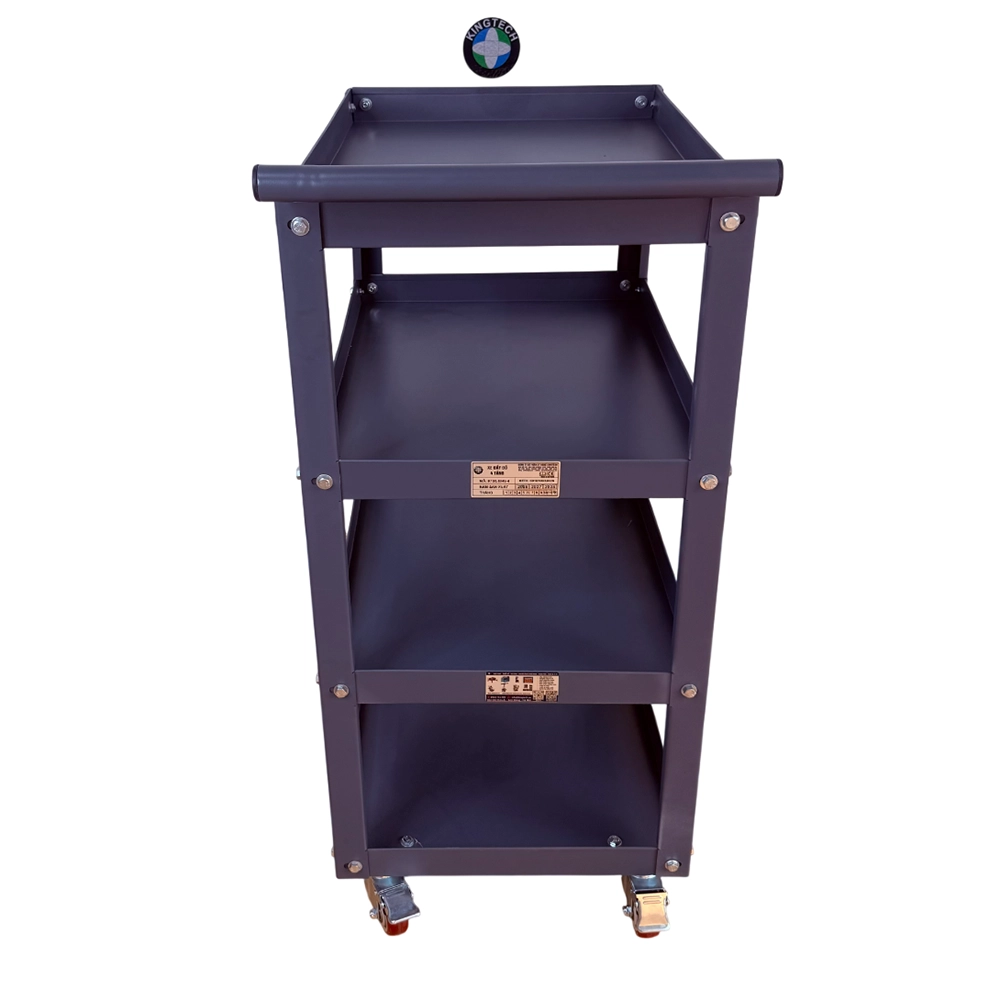 K155.6049-4 xe đẩy 4 tầng, xe dụng cụ, xe công nghiệp, tool cart, trolley, storage cart