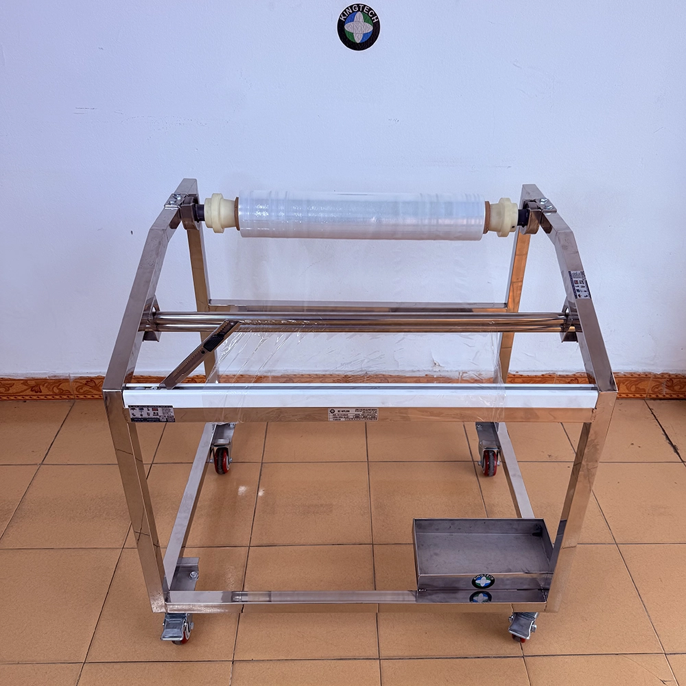 K115.6048 xe giữ giấy, xe che sơn, giá cuộn giấy, masking trolley, paper holder cart