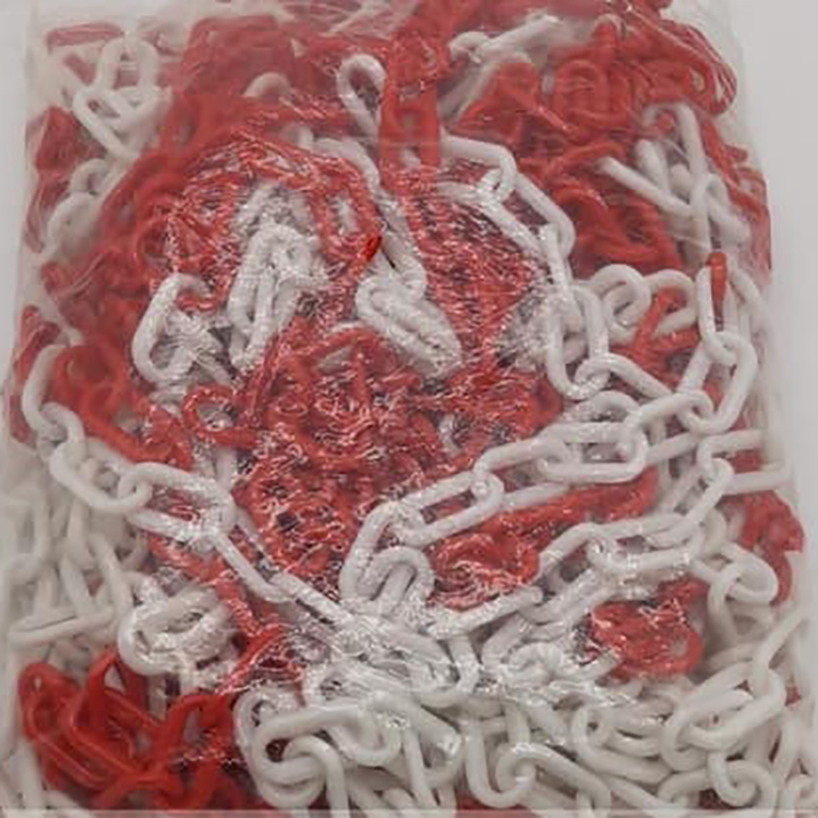 Xích nhựa màu đỏ trắng